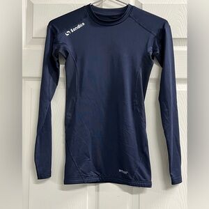 Sondico Boys Blue Optivent Sport Baselayer Long Sleeve Top - Size XS - EUC